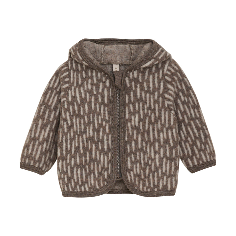 Huttelihut Jakke Ears Wool Fleece - Morel-Jakke-Huttelihut-Ollifant.dk