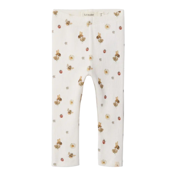 Lil' Atelier Leggings LAVO ELF - Coconut Milk-Leggings-Lil'Atelier-Ollifant.dk