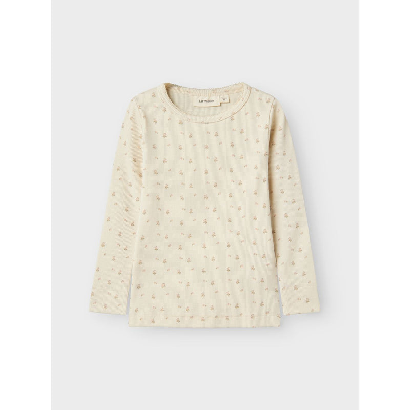 Lil'Atelier Bluse GAGO - Turtledove flower-Bluser-Lil'Atelier-Ollifant.dk