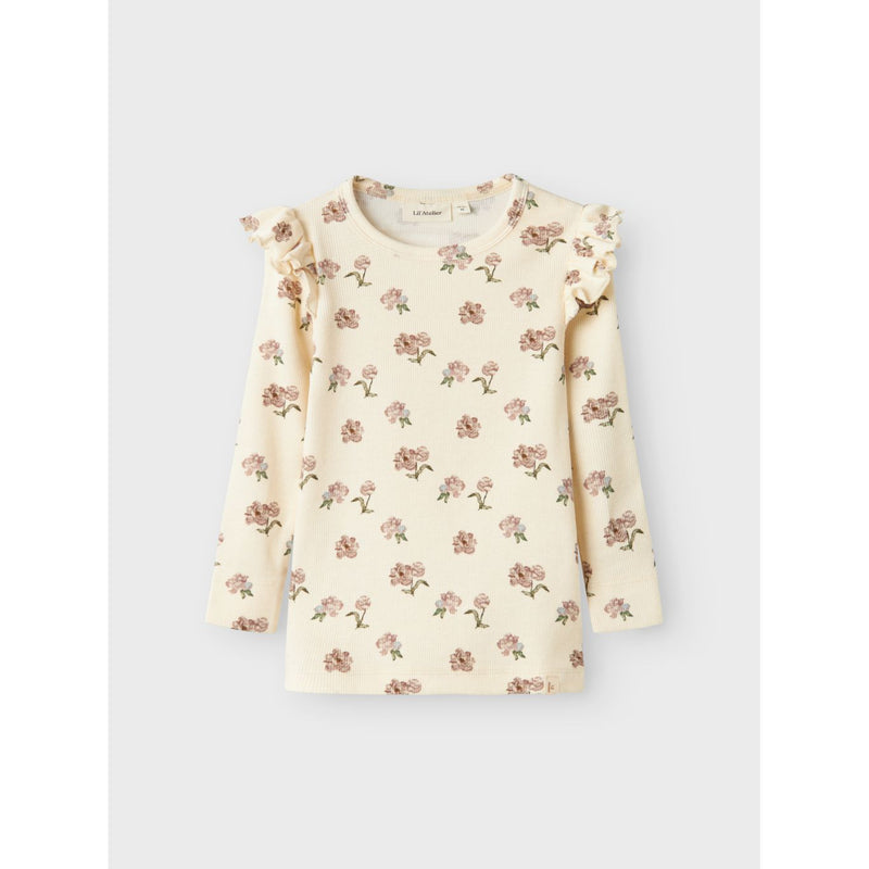 Lil'Atelier Bluse GAVO - Turtledove PEONY-Bluser-Lil'Atelier-Ollifant.dk