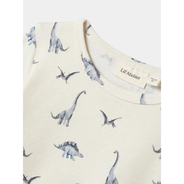 Lil'Atelier Bluse GEO - Turtledove DINO-Bluser-Lil'Atelier-Ollifant.dk