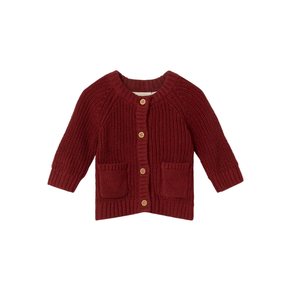 Lil'Atelier Cardigan EMLEN - Spiced Apple-Cardigan-Lil'Atelier-Ollifant.dk