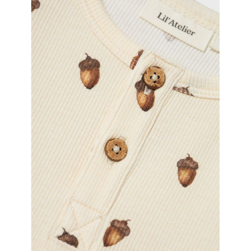 Lil'Atelier GAVO Bluse - Turtledove Acorn-Bluser-Lil'Atelier-Ollifant.dk