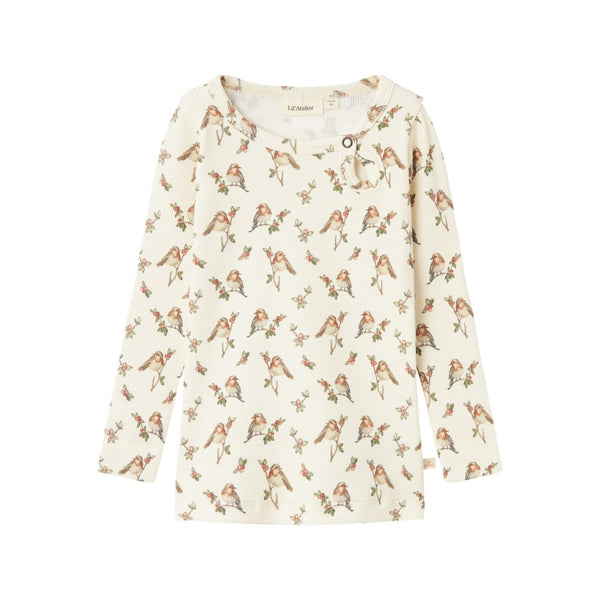 Lil'Atelier GAVO ELI Bluse - Turtledove-Bluser-Lil'Atelier-Ollifant.dk