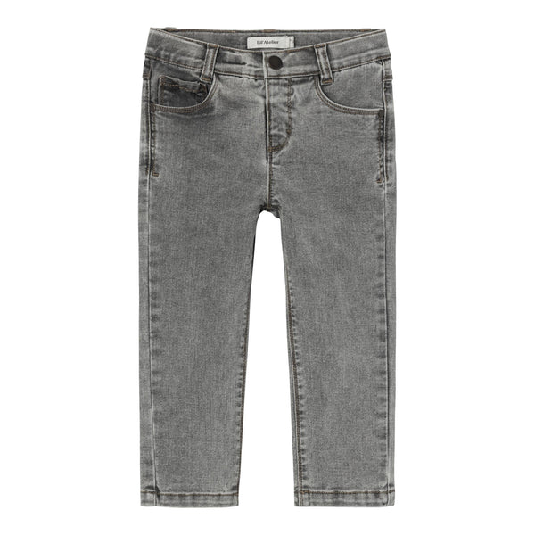 lil'atelier - RYAN REG JEANS 4204-IN LIL - Light Grey Denim-Bukser-Lil'Atelier-122-Ollifant.dk