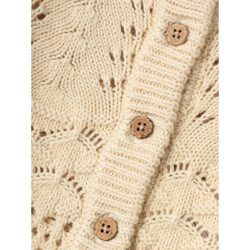 Lil'Atelier Strik cardigan LALE - Bleached Sand-Cardigan-Lil'Atelier-Ollifant.dk