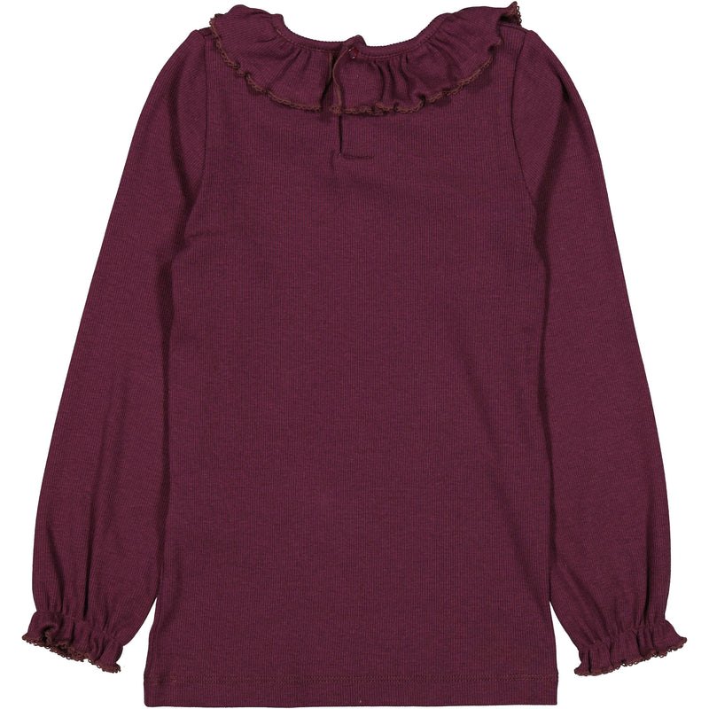 MarMar bluse TANDY - Deep Mulberry-Bluser-MarMar-Ollifant.dk