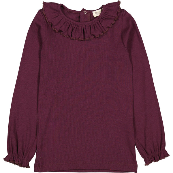 MarMar bluse TANDY - Deep Mulberry-Bluser-MarMar-Ollifant.dk