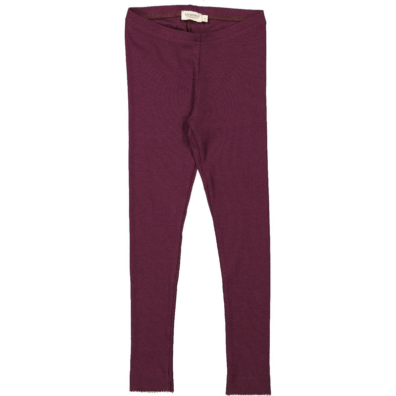 MarMar Leggings Modal - Deep Mulberry-Leggings-MarMar-Ollifant.dk