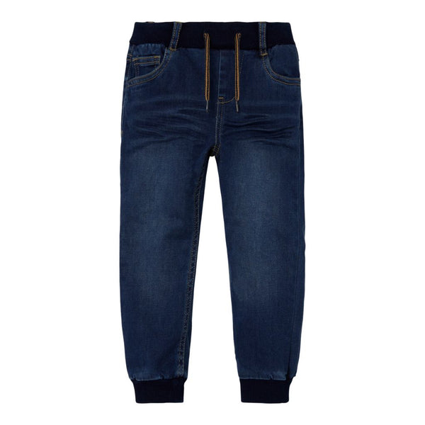 Name it Baggy jeans - Dark Blue Denim-Bukser-Name it-Ollifant.dk