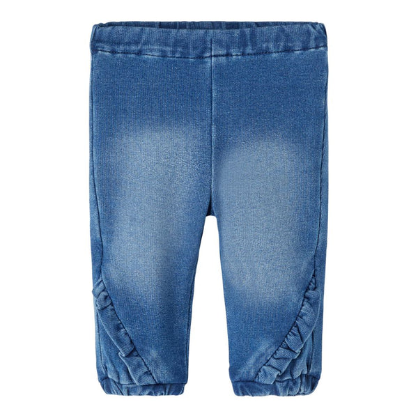 Name it Bella Shaped Jeans - Medium Blue Denim-Bukser-Name it-Ollifant.dk