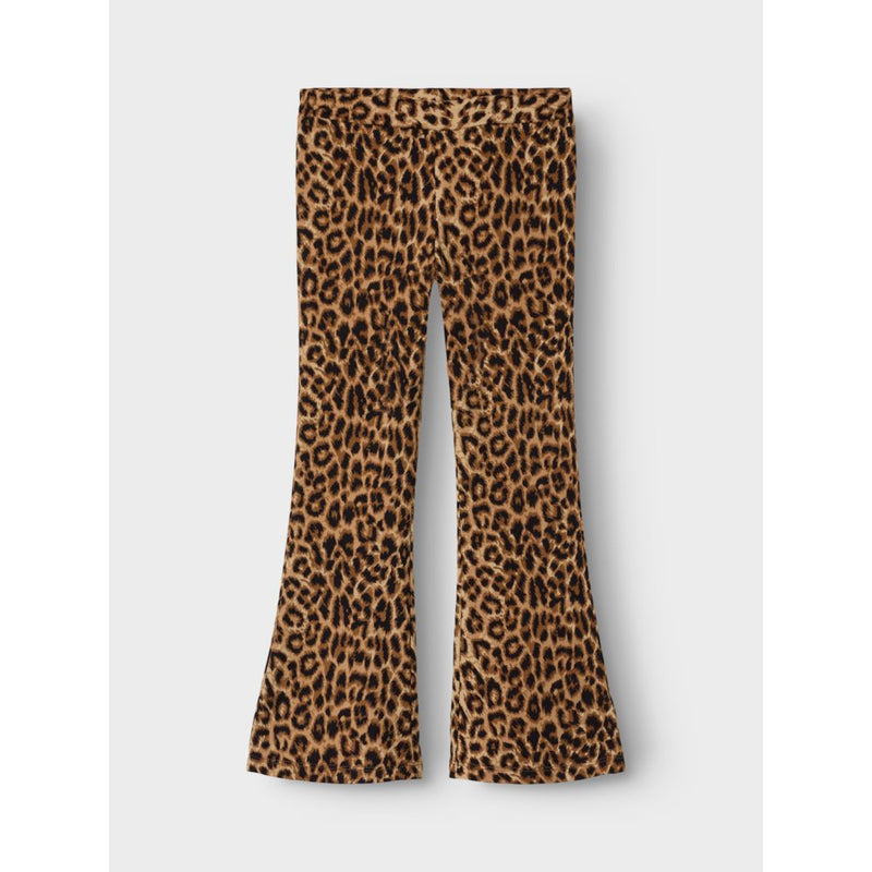 Name it Bootcut bukser NUNI - Black Leopard-Bukser-Name it-Ollifant.dk