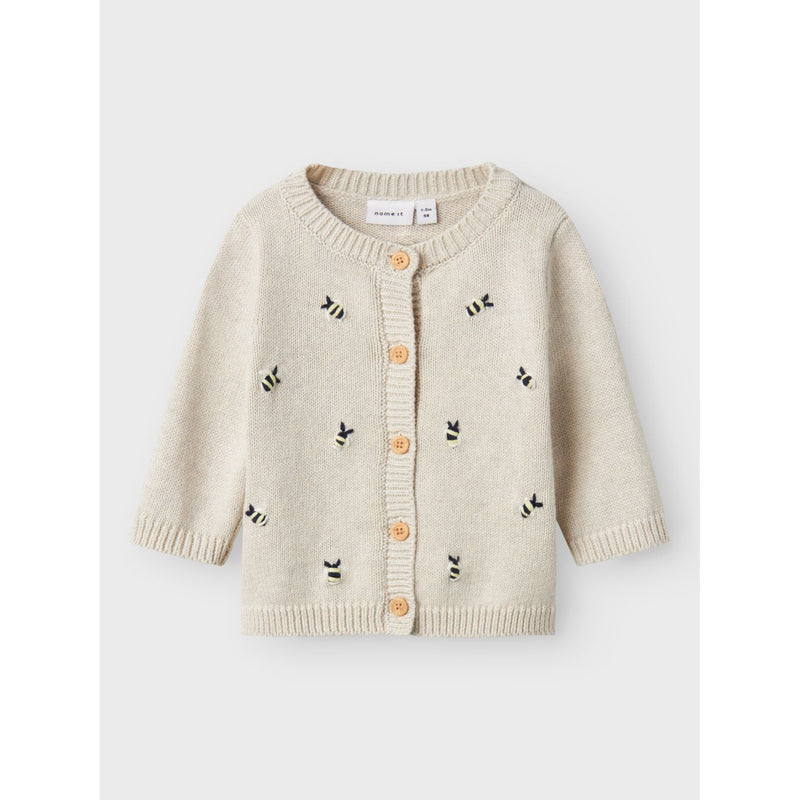 Name it Cardigan TOMMY - Peyote Melange-Cardigan-Name it-Ollifant.dk