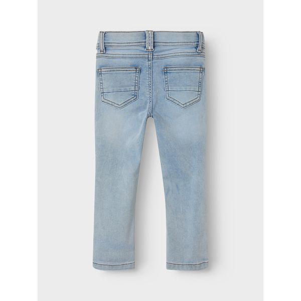 Name it Jeans Slim fit Sweat SILAS - Light Blue Bleached Denim-Bukser-Name it-Ollifant.dk