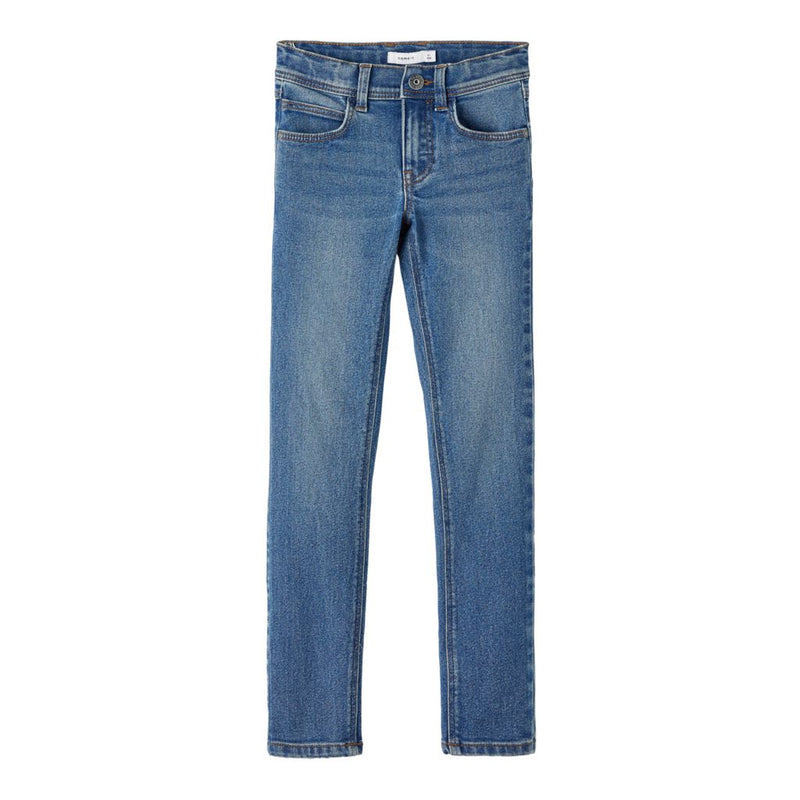 Name it Jeans THEO XSLIM - Medium Blue-Bukser-Name it-Ollifant.dk