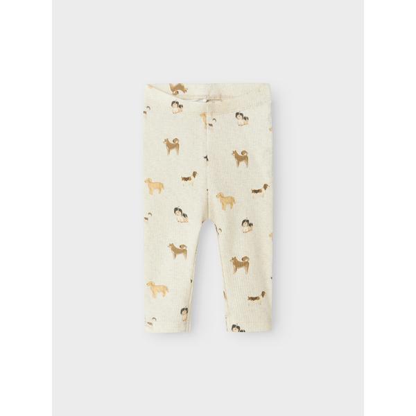 Name it Leggings BARK - Peyote melange-Leggings-Name it-Ollifant.dk