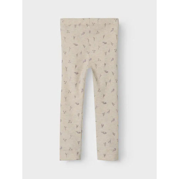 Name it Leggings DABUA - Peyote Melange Small Flower-Leggings-Name it-Ollifant.dk