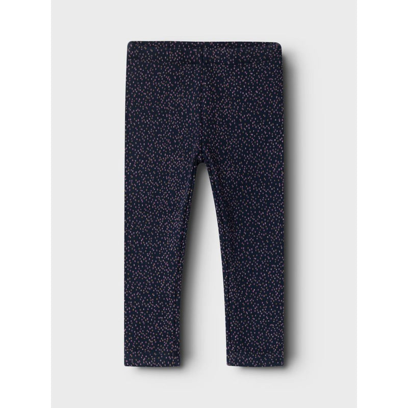 Name it Leggings - Dark Sapphire Dot-Leggings-Name it-Ollifant.dk