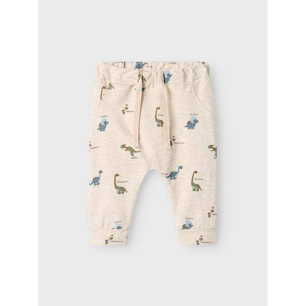 Name it Leggings DINOS - Peyote Melange-Leggings-Name it-Ollifant.dk