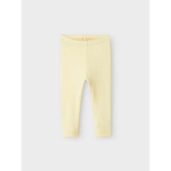 Name it Leggings KAB - Pastel Yellow-Leggings-Name it-Ollifant.dk