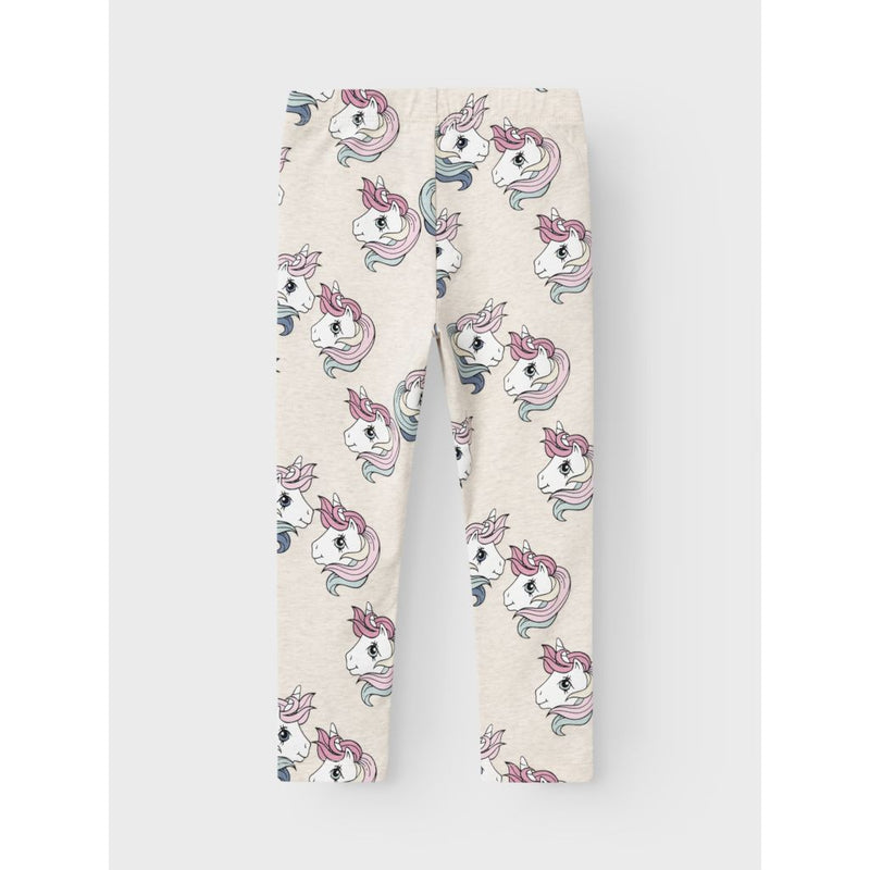 Name it Leggings SIMONE - Peyote Melange-Leggings-Name it-Ollifant.dk