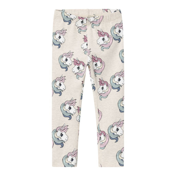 Name it Leggings SIMONE - Peyote Melange-Leggings-Name it-Ollifant.dk