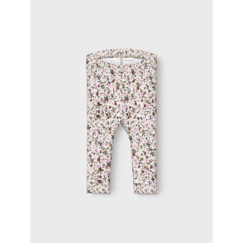 Name it Leggings SOLLA - Peyote Melange-Leggings-Name it-Ollifant.dk