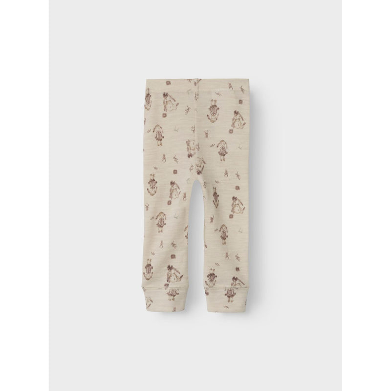 Name it leggings WILLOS ULD - Peyote Melange-Leggings-name-Ollifant.dk