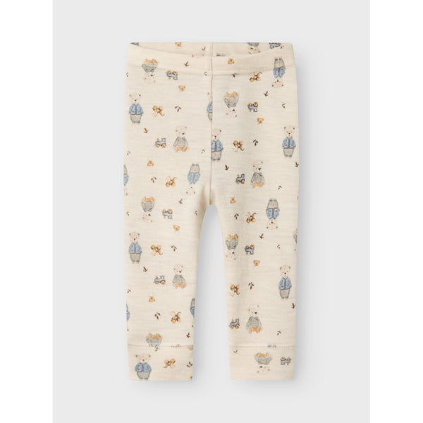 Name it Leggings WILLOS ULD - Peyote Melange-Leggings-Name it-Ollifant.dk