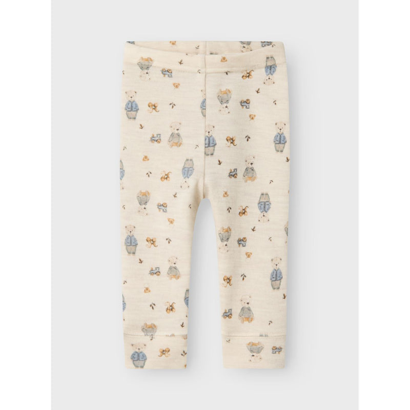 Name it Leggings WILLOS ULD - Peyote Melange-Leggings-Name it-Ollifant.dk