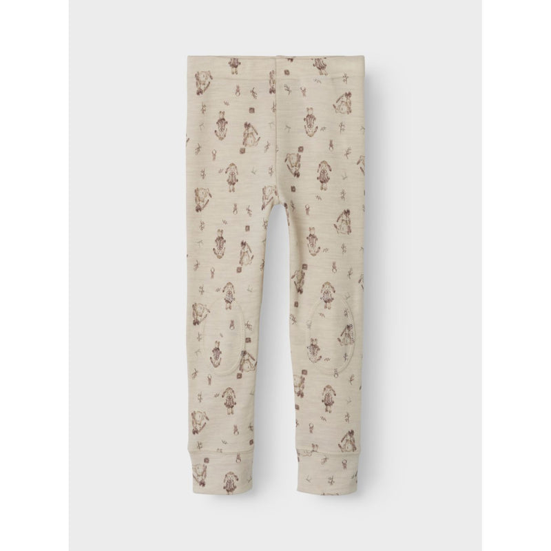 Name it leggings WILLOS ULD - Peyote Melange-Leggings-Name it-Ollifant.dk