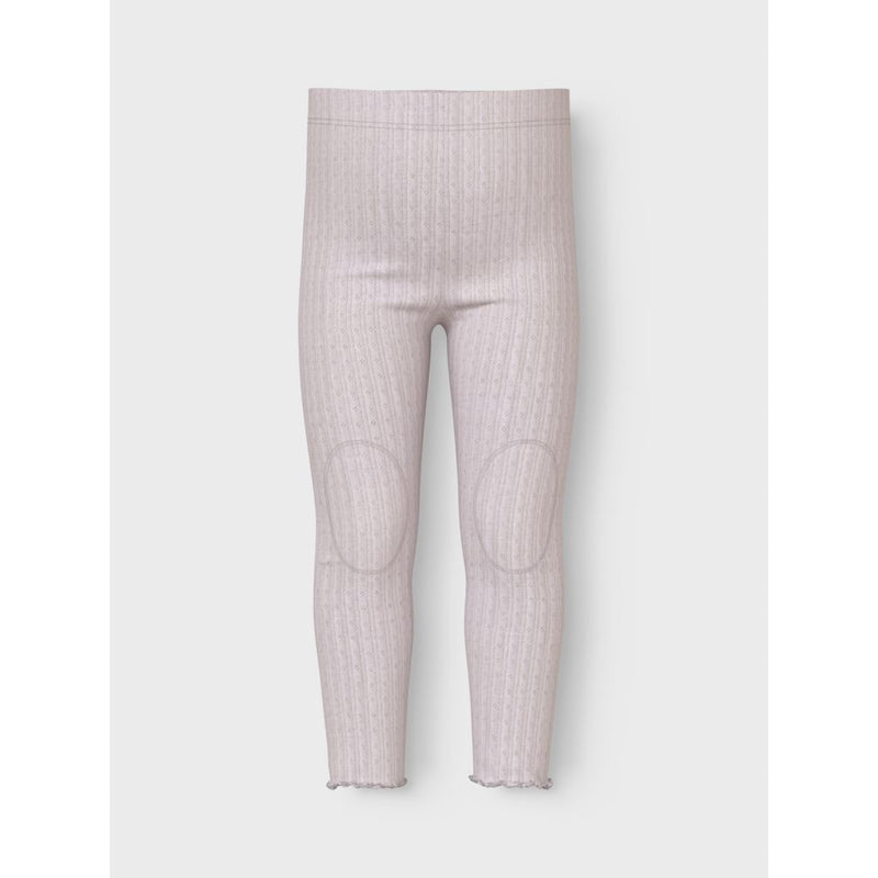 Name it Leggings WOSSA Uld/Silke - Lilac Ash-Leggings-Name it-Ollifant.dk