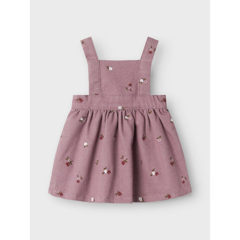 Name it Overall kjol ELIN - Elderberry EMBROIDERY-Overalls-Name it-Ollifant.dk