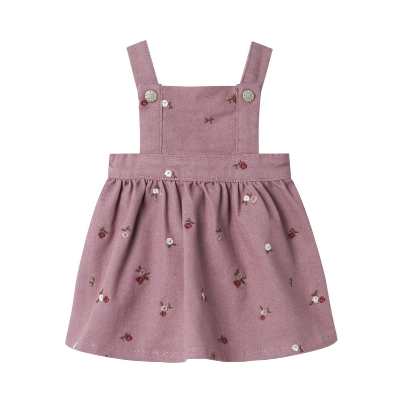 Name it Overall kjol ELIN - Elderberry EMBROIDERY-Overalls-Name it-Ollifant.dk