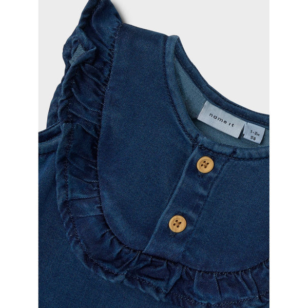 Name it overalls RUBY - Dark blue denim-overa-Name it-Ollifant.dk