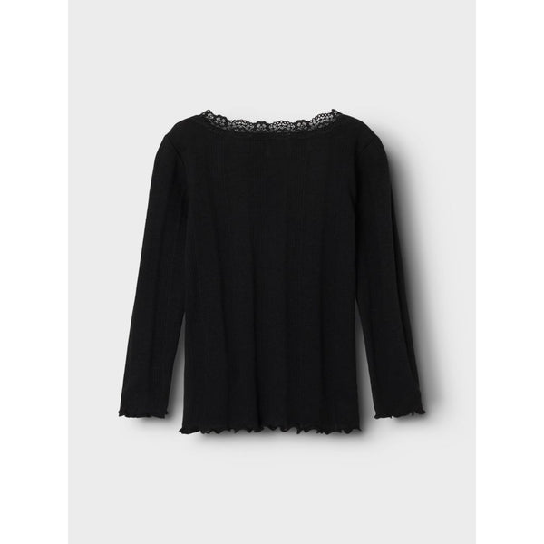 Name it Slim Top FREDA - Black-Bluser-Name it-Ollifant.dk