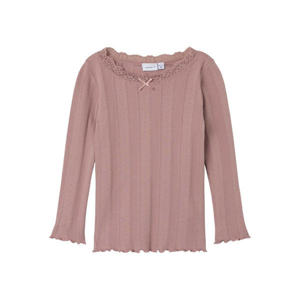 Name it Slim Top FREDA - Deauville Mauve-Bluser-Name it-Ollifant.dk