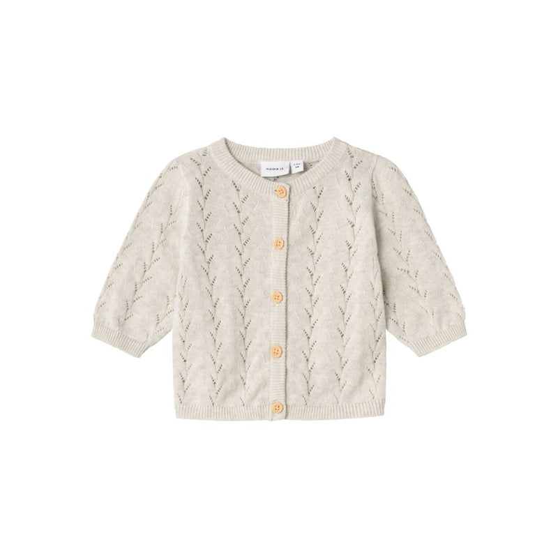 Name it strik cardigan BANNI - Peyote Melange-Cardigan-Name it-Ollifant.dk