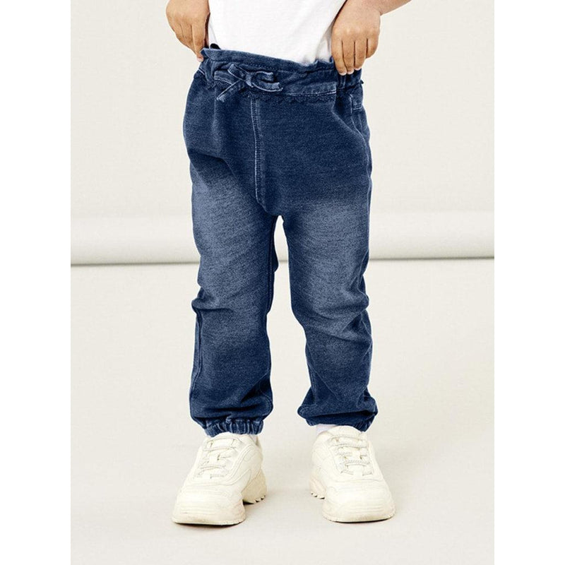 Name it sweat bukser - Dark Blue Denim-Bukser-Name it-Ollifant.dk