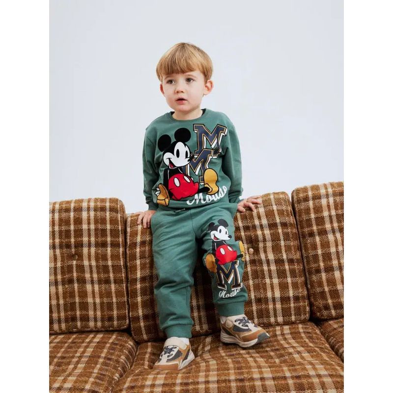 Name it Sweater NAYEL MICKEY - Dark Forest-Sweater-Name it-Ollifant.dk