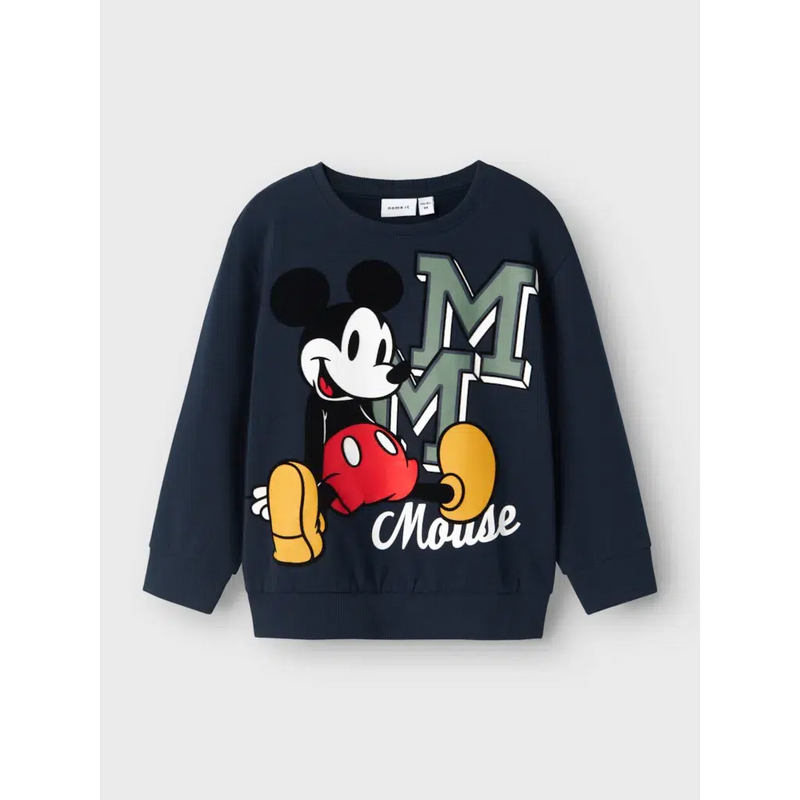 Name it Sweater NAYEL MICKEY - Dark Sapphire-Sweater-Name it-Ollifant.dk