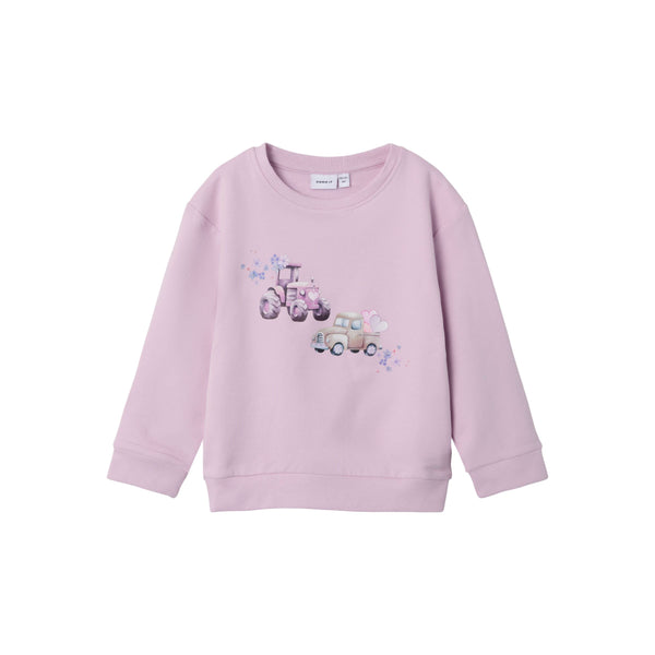 Name it Sweater SILVINE - Winsome Orchid (Forudbestilling)-Sweater-Name it-Ollifant.dk