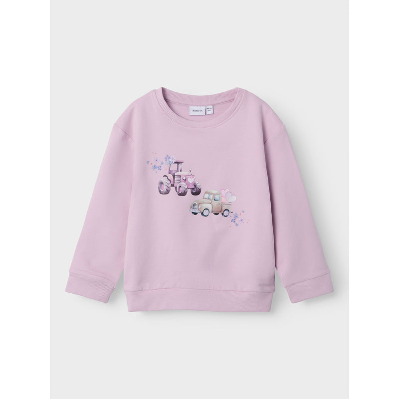 Name it Sweater SILVINE - Winsome Orchid-Sweater-Name it-Ollifant.dk