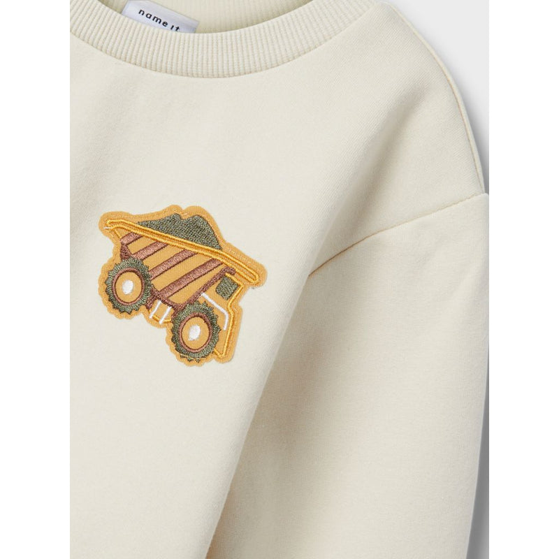 Name it Sweatshirt NICE - Summer sand-Sweatshirt-Name it-Ollifant.dk