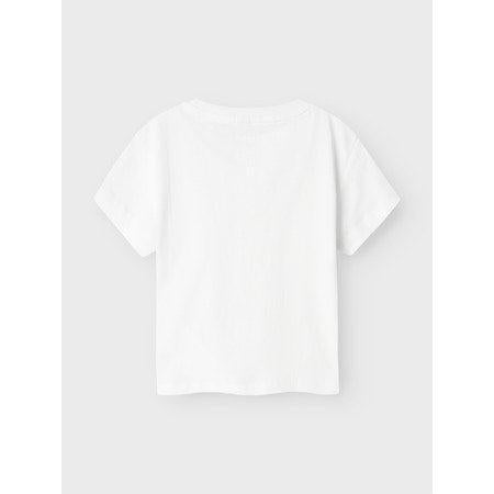 Name it t-shirt ZOSIGNE - Bright white-t-shirt-Name it-Ollifant.dk