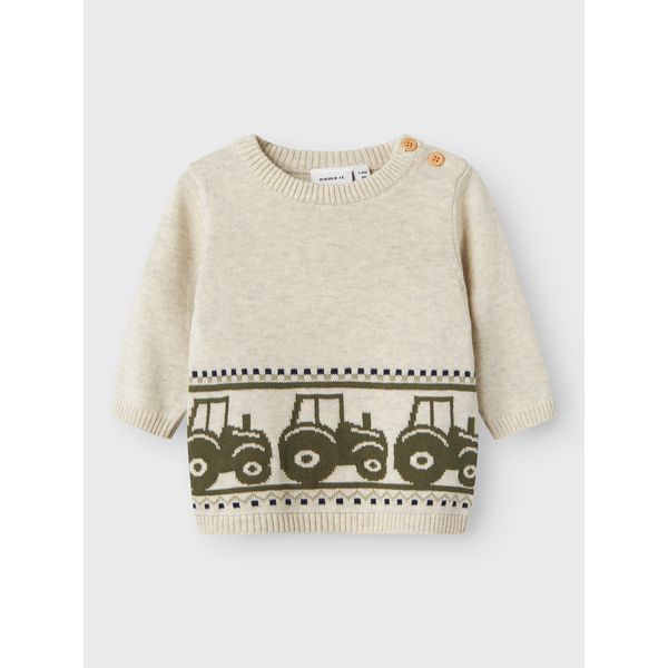 Name it Trøje BIRANE - Peyote Melange-Sweater-Name it-Ollifant.dk