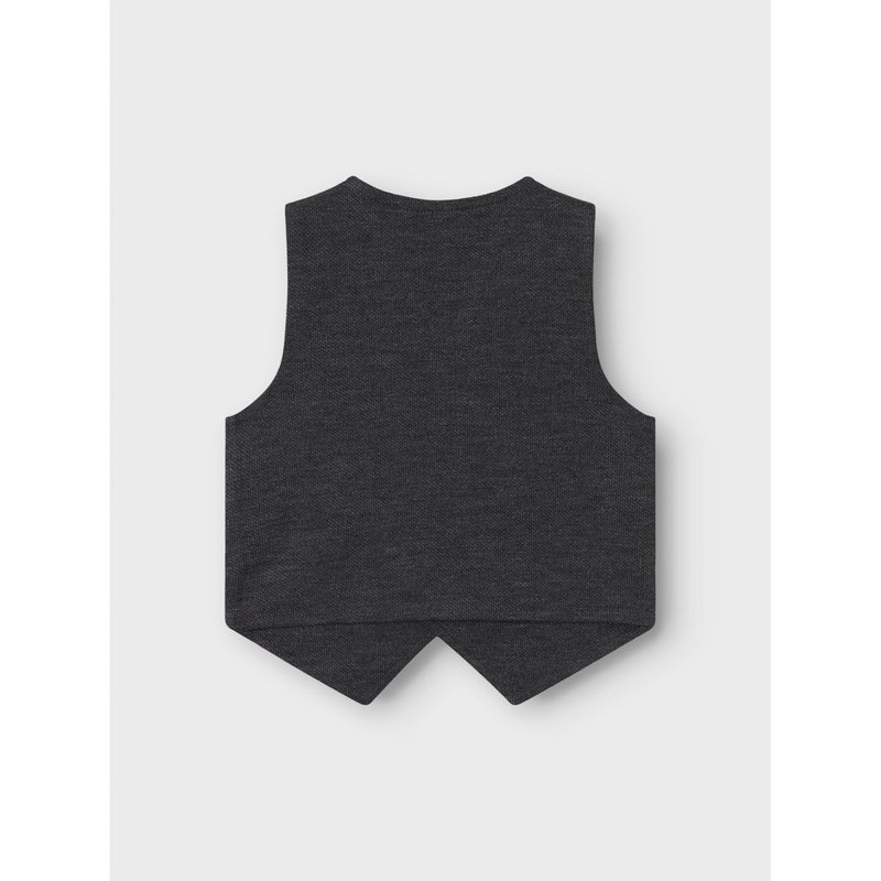 Name it Vest ROBINO - Dark Grey Melange-Vest-Name it-Ollifant.dk