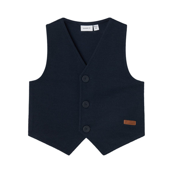 Name it Vest ROBINO - Dark Sapphire-Vest-Name it-Ollifant.dk