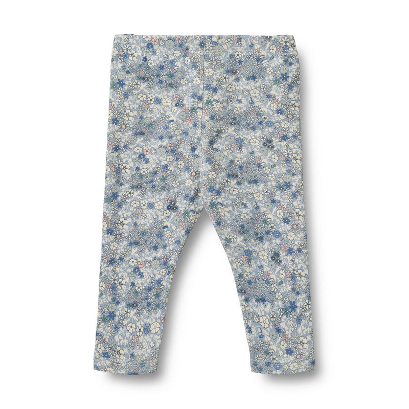 Wheat Leggings JULES - Blue summer flowers-Leggings-Wheat-Ollifant.dk