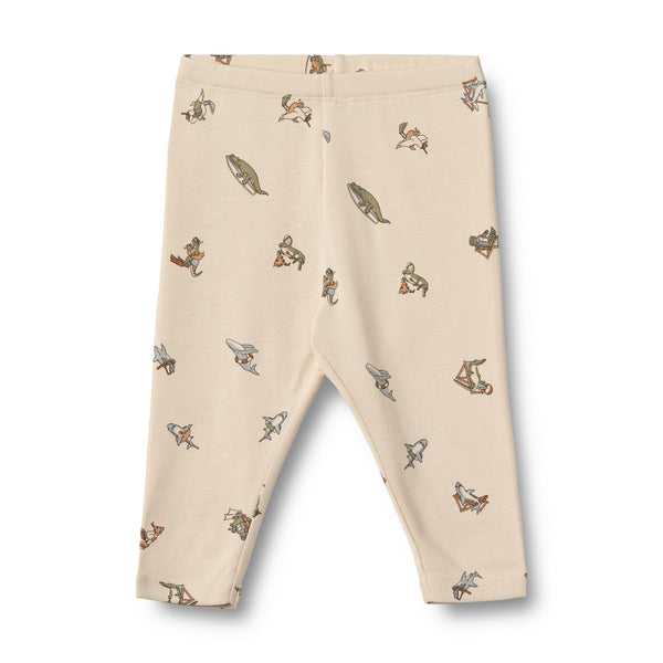 Wheat Leggings SILAS - Beach friends-Leggings-Wheat-Ollifant.dk